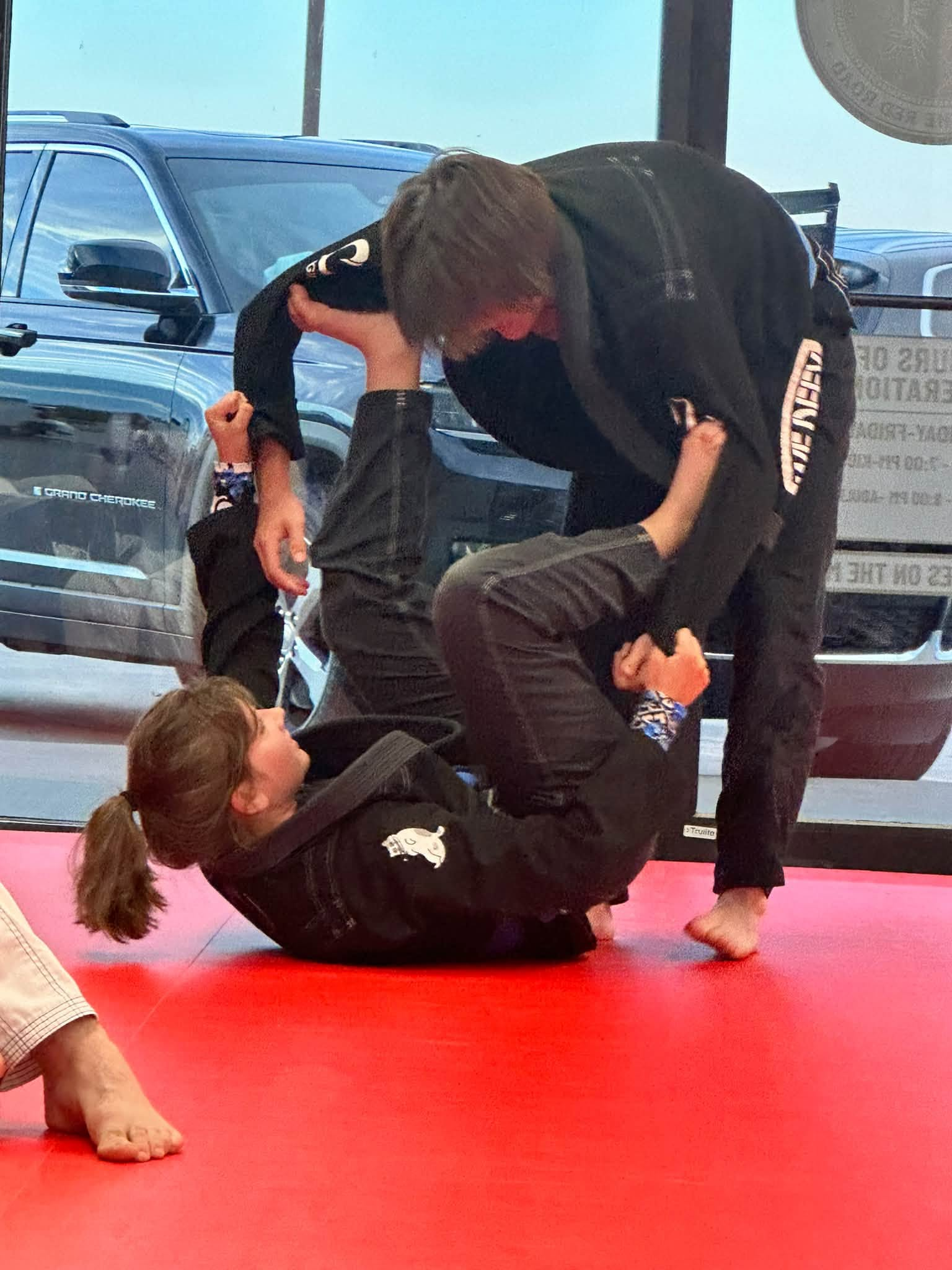 Adult Jiu Jitsu training at Red Road