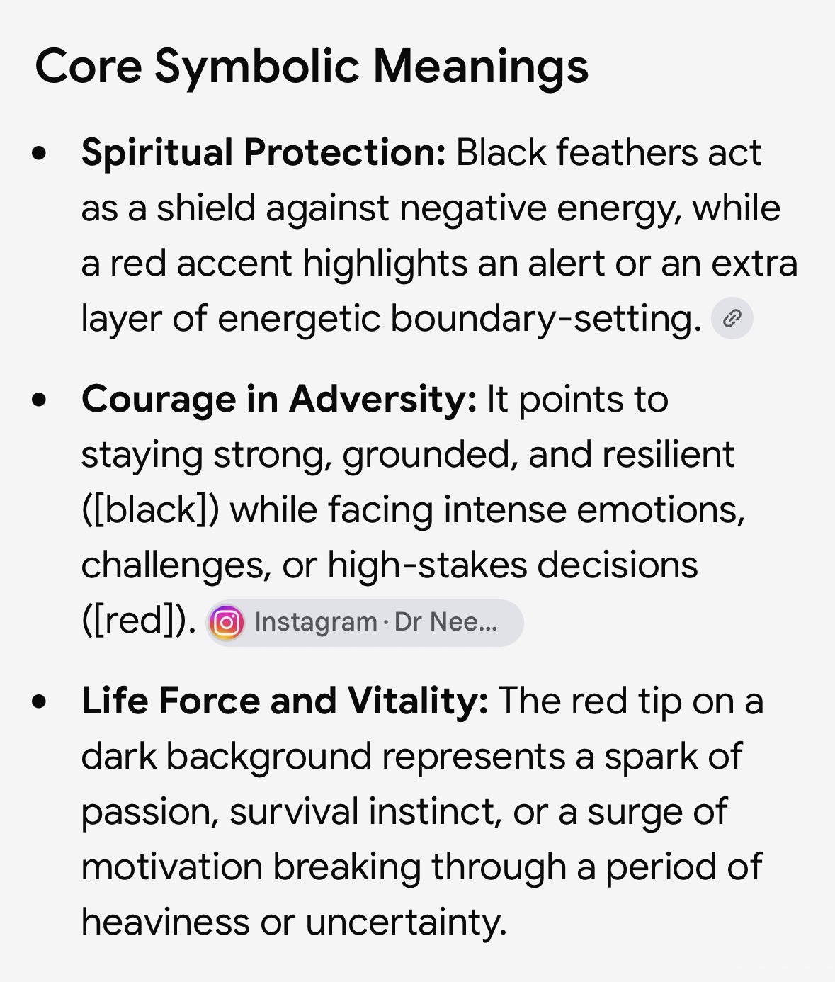 Core symbolic meanings supplied for Red Road